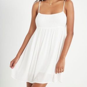 white garage romper size xs